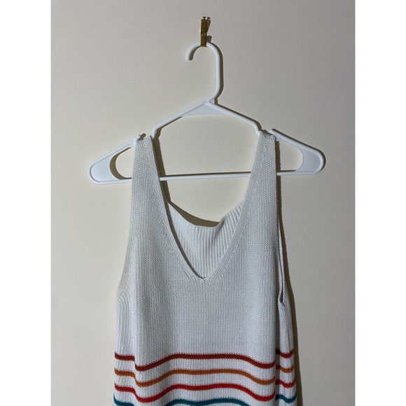 Colorful striped knitted tank L - Picture 4 of 6